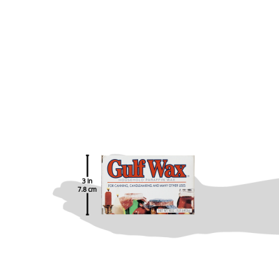 Gulf Wax Household Paraffin Wax for Canning & Candlemaking - 16 oz pkg